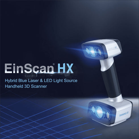 EinScan HX - Hybrid Handheld (Laser+LED) incl SolidEdge + Geomagic Essentials - Digital3d.com.au